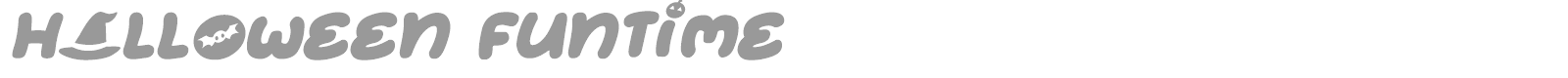 Halloween Funtime font preview